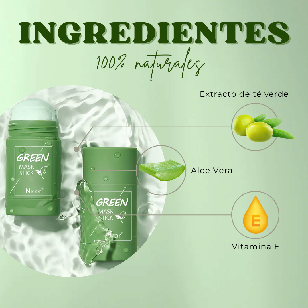 GREEN MASK™ | HOY 2X1 Mascarilla Efecto 10 Minutos + Rutina Skincare GRATIS